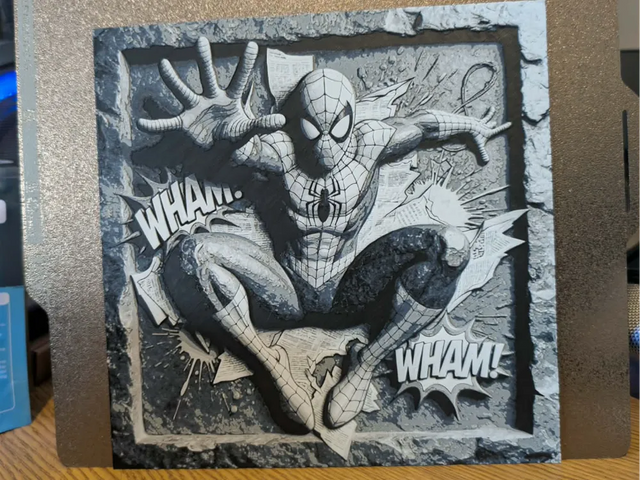Spider-Man wall decor 3D print